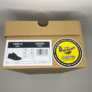 NIB Men’s Dr. Marten Cairo Lo in Black Canvas/Size 11